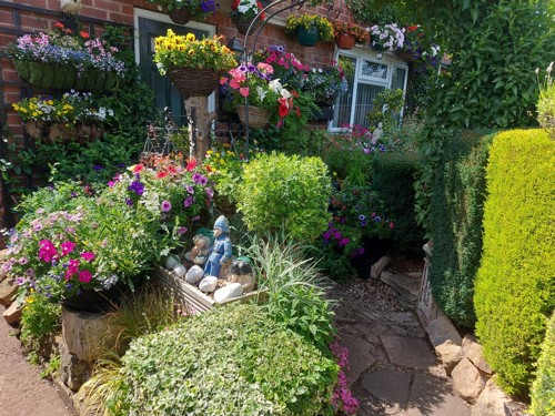 A picture of the Best floral display winning garden